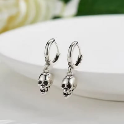 Aretes de calavera